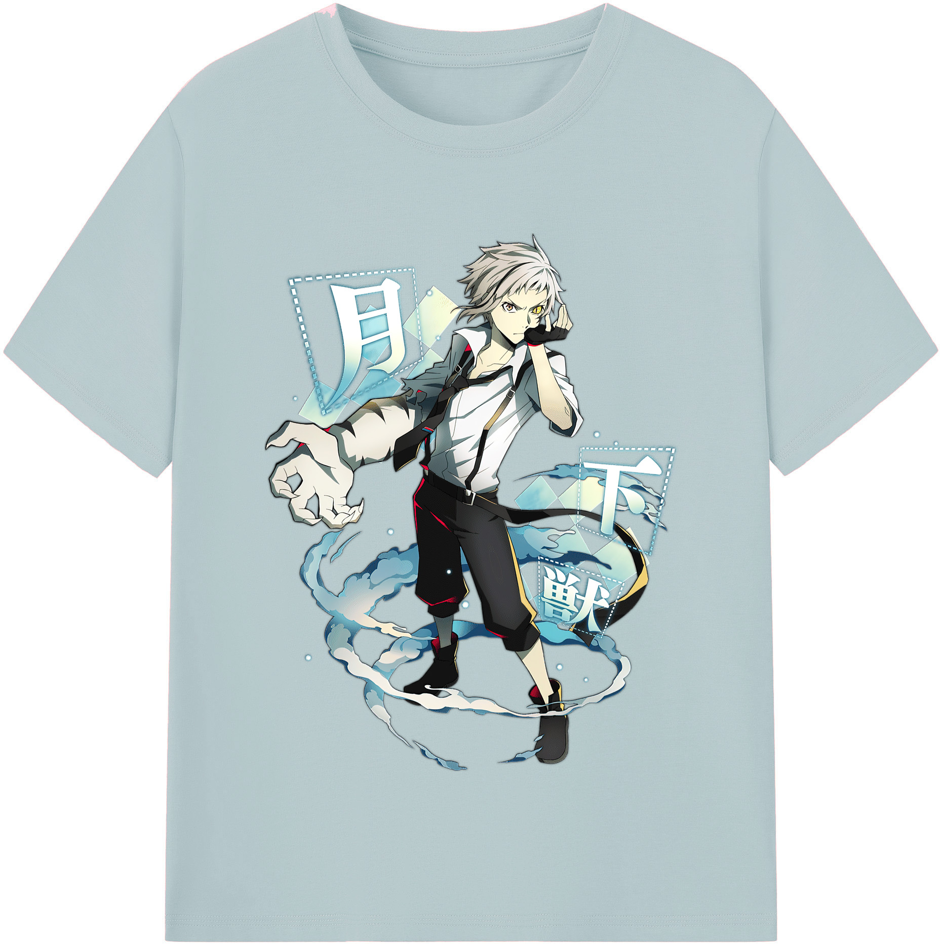 （画像用） 文豪ストレイドッグス Bungo Stray Dogs 綿100％半袖Tシャツ（フロントプリント）